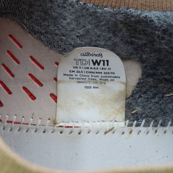 Allbirds Womens 11 Tree Dasher 1 Flame Light Red Sole Sneakers Running Shoes - Picture 12 of 15